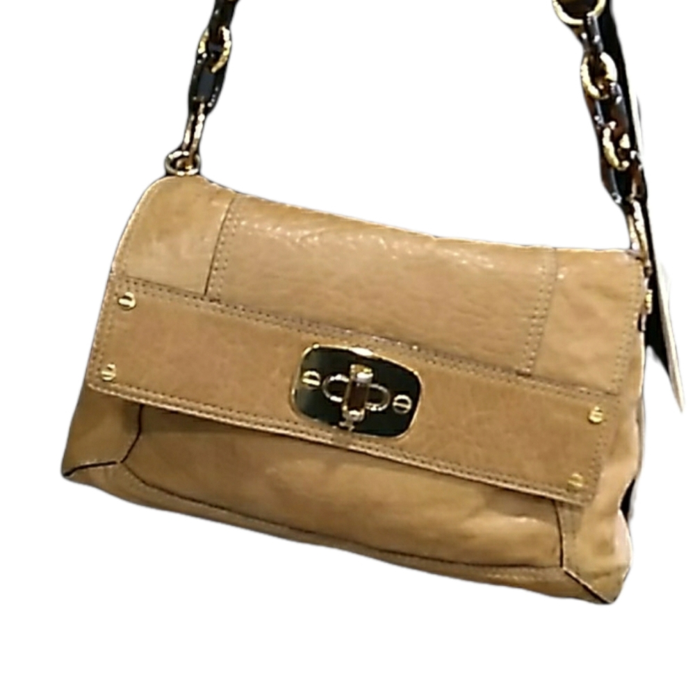 Milly tan leather shoulder bag - Picture 1 of 16